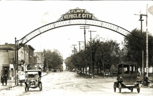 original Flint Vehicle City sign
