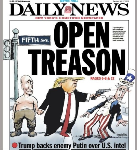 trump putin daily news cover